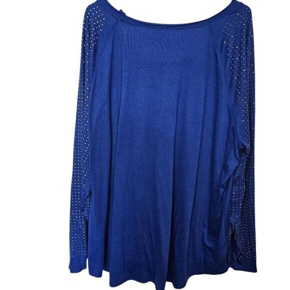 Cato 26/28 Royal Blue Bling Long Sleeves Pullover - Picture 1 of 6